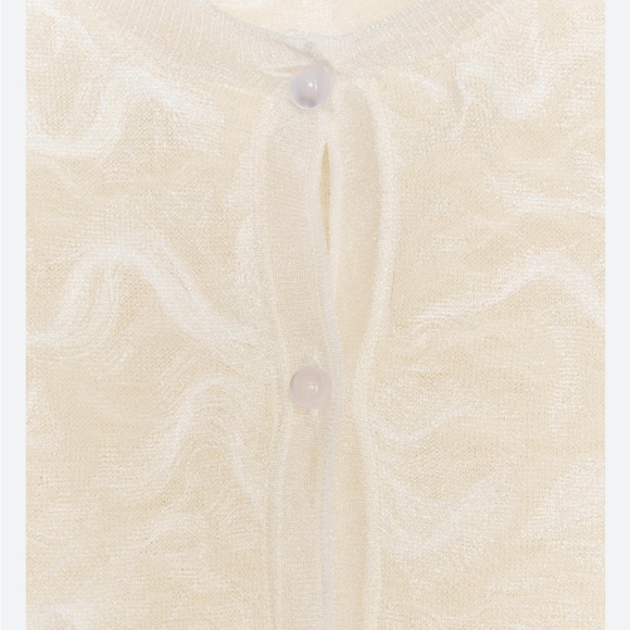 Zara NWT jacquard knit cardigan 4737/004 - Picture 5 of 8